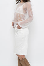 Load image into Gallery viewer, Vintage x PAUL HARDY White Mesh Long Sleeve (XS-M)