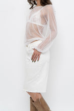 Load image into Gallery viewer, Vintage x PAUL HARDY White Mesh Long Sleeve (XS-M)