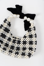 Load image into Gallery viewer, Handmade x Heavy Beaded Checker Purse