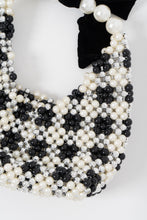 Load image into Gallery viewer, Handmade x Heavy Beaded Checker Purse