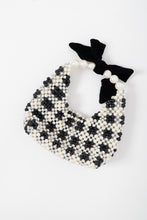 Load image into Gallery viewer, Handmade x Heavy Beaded Checker Purse