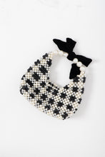 Load image into Gallery viewer, Handmade x Heavy Beaded Checker Purse