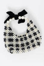 Load image into Gallery viewer, Handmade x Heavy Beaded Checker Purse