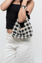 Load image into Gallery viewer, Handmade x Heavy Beaded Checker Purse