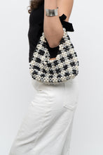 Load image into Gallery viewer, Handmade x Heavy Beaded Checker Purse