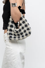Load image into Gallery viewer, Handmade x Heavy Beaded Checker Purse