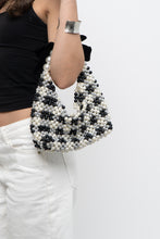 Load image into Gallery viewer, Handmade x Heavy Beaded Checker Purse