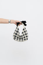 Load image into Gallery viewer, Handmade x Heavy Beaded Checker Purse