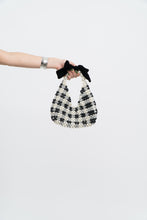 Load image into Gallery viewer, Handmade x Heavy Beaded Checker Purse