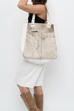 Load image into Gallery viewer, Vintage x White Pony Hair Leather Oversized Bag