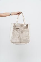 Load image into Gallery viewer, Vintage x White Pony Hair Leather Oversized Bag