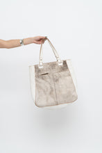 Load image into Gallery viewer, Vintage x White Pony Hair Leather Oversized Bag
