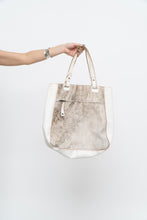 Load image into Gallery viewer, Vintage x White Pony Hair Leather Oversized Bag