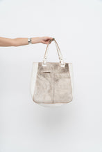Load image into Gallery viewer, Vintage x White Pony Hair Leather Oversized Bag