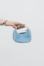 Load image into Gallery viewer, Vintage x COLE HAAN Baby Blue Pebble Leather Mini Purse