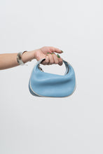 Load image into Gallery viewer, Vintage x COLE HAAN Baby Blue Pebble Leather Mini Purse
