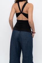 Load image into Gallery viewer, Vintage x LE CHATEAU Cinched Rhinestone Tank (S)