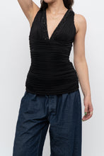 Load image into Gallery viewer, Vintage x LE CHATEAU Cinched Rhinestone Tank (S)