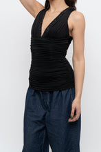 Load image into Gallery viewer, Vintage x LE CHATEAU Cinched Rhinestone Tank (S)