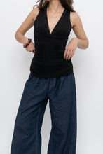 Load image into Gallery viewer, Vintage x LE CHATEAU Cinched Rhinestone Tank (S)