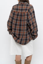 Load image into Gallery viewer, Vintage x COLUMBIA Orange Plaid Cotton-Blend Buttonup (XS-L)