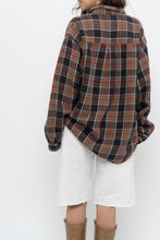 Load image into Gallery viewer, Vintage x COLUMBIA Orange Plaid Cotton-Blend Buttonup (XS-L)