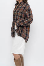 Load image into Gallery viewer, Vintage x COLUMBIA Orange Plaid Cotton-Blend Buttonup (XS-L)