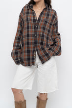 Load image into Gallery viewer, Vintage x COLUMBIA Orange Plaid Cotton-Blend Buttonup (XS-L)