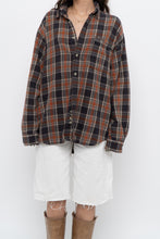 Load image into Gallery viewer, Vintage x COLUMBIA Orange Plaid Cotton-Blend Buttonup (XS-L)