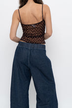 Load image into Gallery viewer, Vintage x OLD NAVY Brown Mesh Floral Tank (S-L)