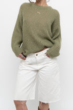 Load image into Gallery viewer, HALL HUBER x Green Mohair Sweater (XS-M)