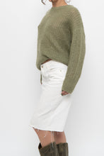 Load image into Gallery viewer, HALL HUBER x Green Mohair Sweater (XS-M)