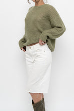 Load image into Gallery viewer, HALL HUBER x Green Mohair Sweater (XS-M)