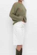 Load image into Gallery viewer, HALL HUBER x Green Mohair Sweater (XS-M)