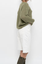 Load image into Gallery viewer, HALL HUBER x Green Mohair Sweater (XS-M)