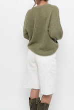 Load image into Gallery viewer, HALL HUBER x Green Mohair Sweater (XS-M)