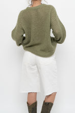 Load image into Gallery viewer, HALL HUBER x Green Mohair Sweater (XS-M)