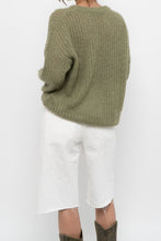 Load image into Gallery viewer, HALL HUBER x Green Mohair Sweater (XS-M)