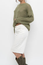 Load image into Gallery viewer, HALL HUBER x Green Mohair Sweater (XS-M)
