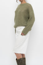 Load image into Gallery viewer, HALL HUBER x Green Mohair Sweater (XS-M)