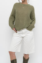 Load image into Gallery viewer, HALL HUBER x Green Mohair Sweater (XS-M)