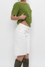 Load image into Gallery viewer, Vintage x Chartreuse Cableknit Short Sleeve (XS-M)