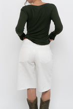 Load image into Gallery viewer, GOLDEN by TNA x Forest Green Ribbed Long Sleeve (S)