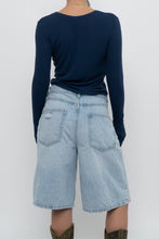 Load image into Gallery viewer, PARADE x Dark Blue Ribbed Long Sleeve (S-L)
