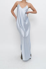 Load image into Gallery viewer, BANANA REPUBLIC x Baby Blue Silk Maxi Dress (M, L)