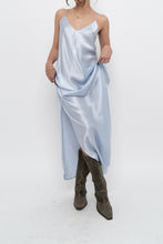 Load image into Gallery viewer, BANANA REPUBLIC x Baby Blue Silk Maxi Dress (M, L)