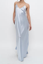 Load image into Gallery viewer, BANANA REPUBLIC x Baby Blue Silk Maxi Dress (M, L)