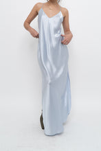 Load image into Gallery viewer, BANANA REPUBLIC x Baby Blue Silk Maxi Dress (M, L)