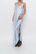 Load image into Gallery viewer, BANANA REPUBLIC x Baby Blue Silk Maxi Dress (M, L)