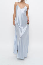 Load image into Gallery viewer, BANANA REPUBLIC x Baby Blue Silk Maxi Dress (M, L)